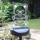image 6 of Personalised Bear Memorial Outdoor Solar Light