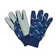 image 2 of Bee Theme Gardening Gloves with Cotton Grips Triple Pack