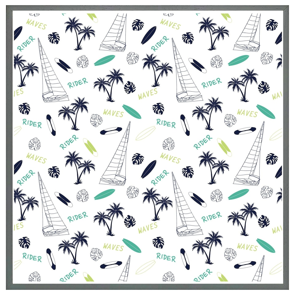 image 1 of Waves rider (Picutre Frame) Grey | M