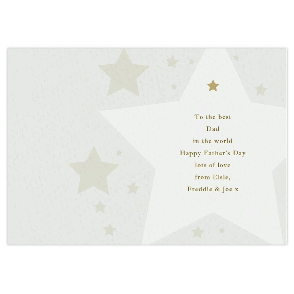 image 1 of Personalised Number 1 Medal Card