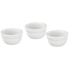 Tala Ceramic Bowls (Set of 3) | White | White | One Size | 1