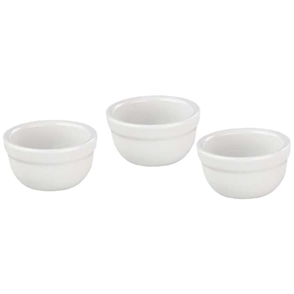 image 1 of Tala Ceramic Bowls (Set of 3) | White | White | One Size | 1