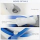 image 5 of HOMCOM Foldable Baby Bath Tub Ergonomic with Temperature-Induced Water Plug