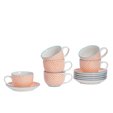 Nicola Spring Hand-Printed Milk Jug - 300ml - Navy | Blue | Blue