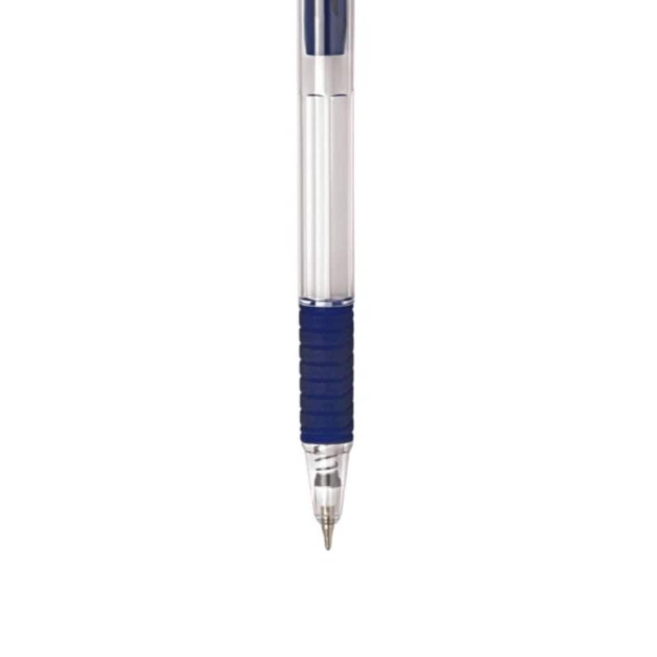 image 1 of Pack of 6 Blue Retractable Ballpoint Pens
