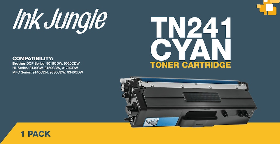 image 1 of Compatible Brother TN241 Cyan Toner Cartridge | Blue | 1