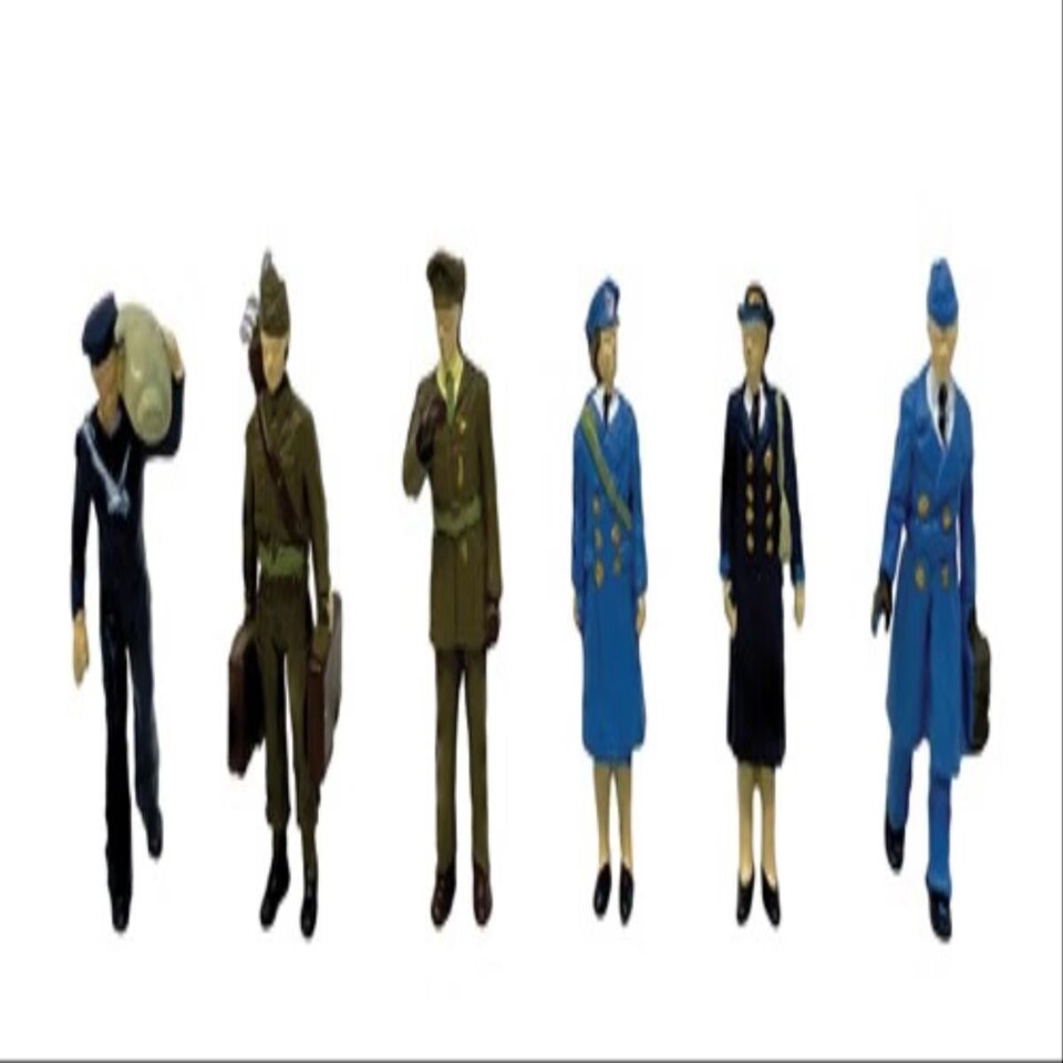Bachmann Embarking Service Personnel (6) Figure Set