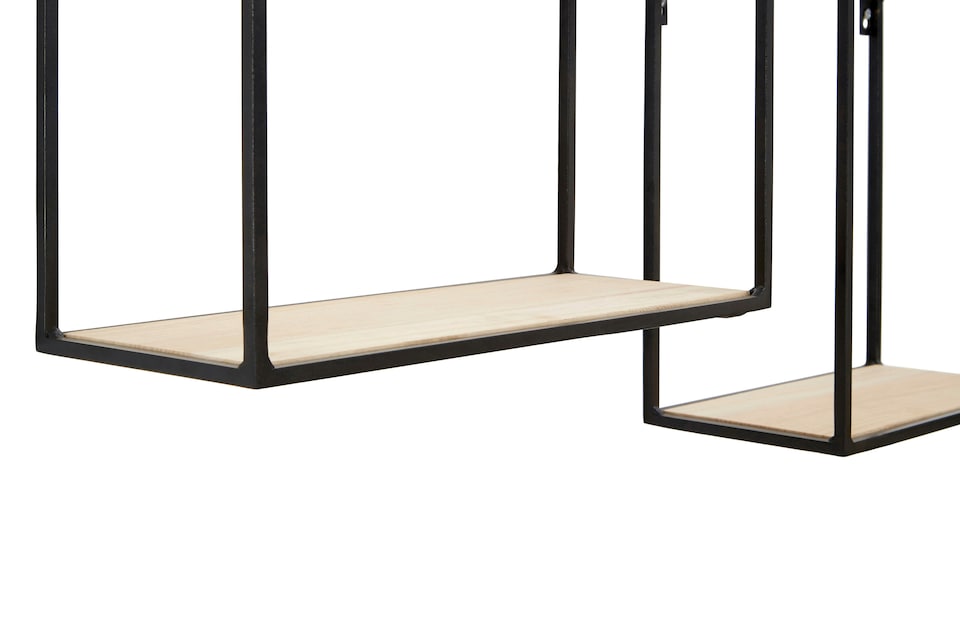 image 1 of Orsina Stylish Cuboid Shelf Unit, Functional Wall Shelves For Bedroom, Durable Vertical Wall Shelf For Livingroom
