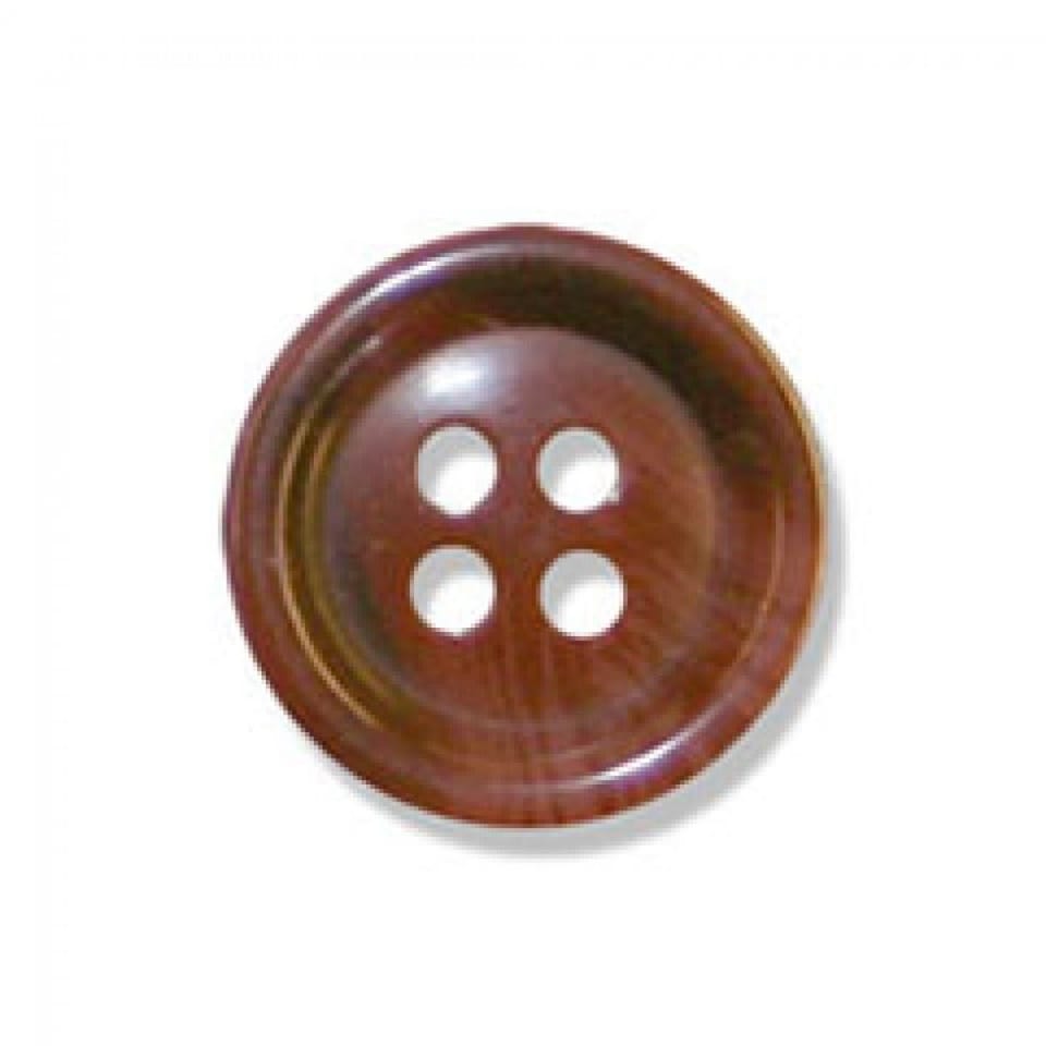 Trimits Tan Round Jacket Buttons for Dressmaking - 15mm - per value pack of 100