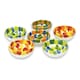 image 3 of Verano Spanish Ceramics Petalo Tapas Bowls Set of 6 - 12cm Mixed | Multi | 6