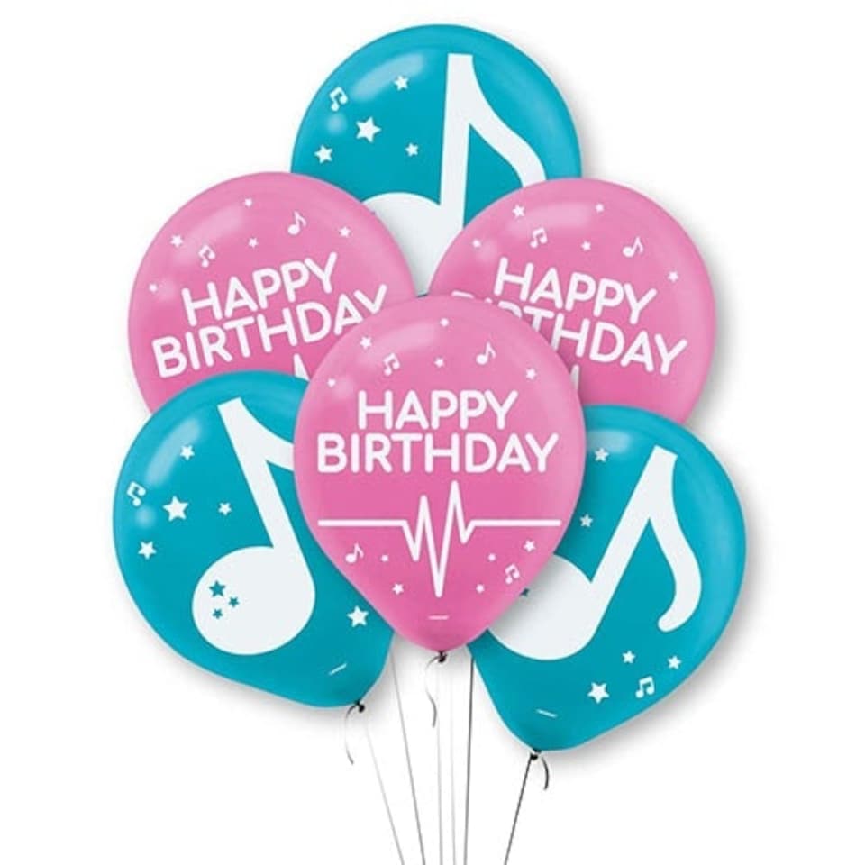 Internet Famous Helium Latex Balloons 28cm / 11 in - Pack of 6