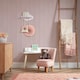 image 1 of Beadboard Panel Wallpaper in Blush Pink | Pink | Blush Pink
