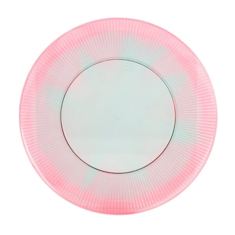 image 1 of Summerhouse by Navigate Coconut Grove Ombre Set of 4 Plates | Pink