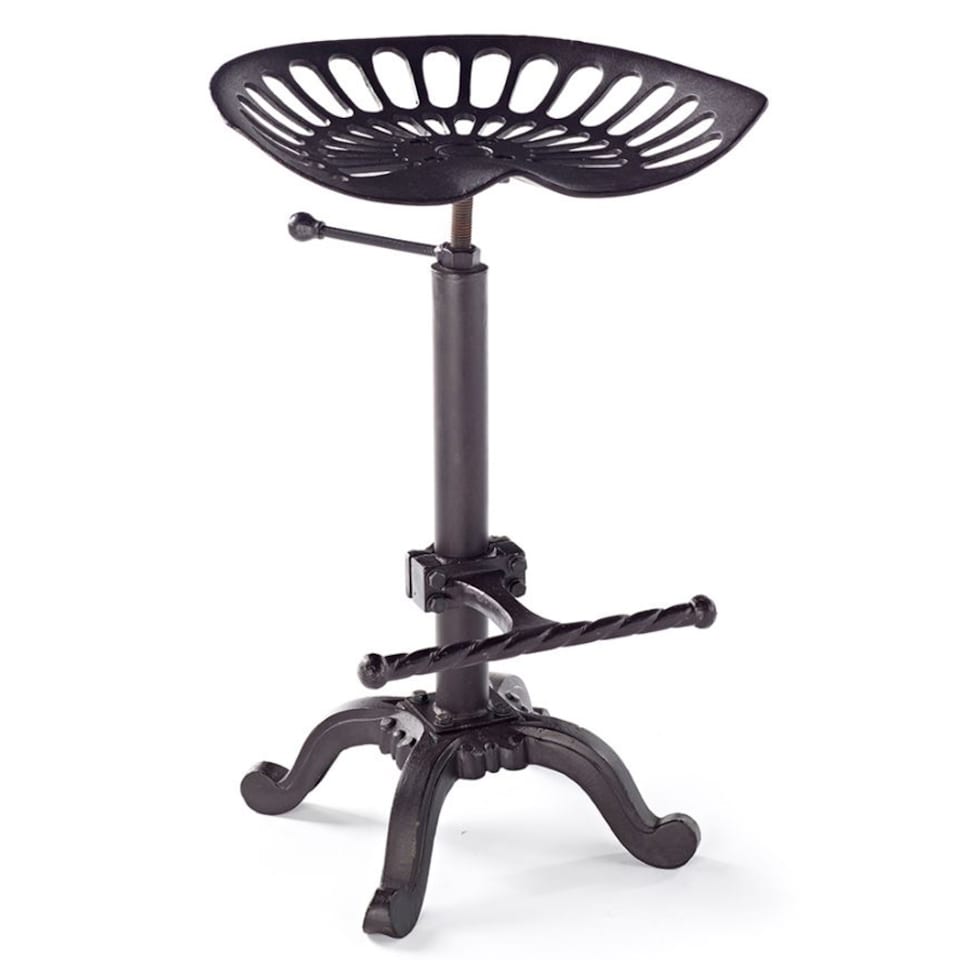 Round Nest Of Three 3 Tables End Lamp Dark Solid Mango Wood Black Metal Frame 57cm H x 54cm W x 54cm D