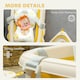 image 8 of AIYAPLAY Foldable Baby Bath Tub Set with Bath Cushion, Wash Basin, Yellow