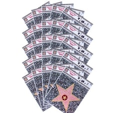 Hollywood Walk of Fame Star Peel And Place Floor Stickers - Pack of 25