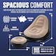 image 3 of 2pc Single Inflatable Air Sofa Chair & Footrest Blow Up Lounger Chair