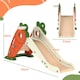 image 4 of AIYAPLAY 3 in 1 Kids Slide, Carrot-themed Foldable Indoor Slide for 1-3 Years