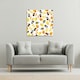 image 2 of Autumn Leaves & Halloween Skulls (Canvas Print) 90 x 90 x 4cm