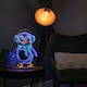 image 3 of 40cm Light up Penguin Infinity Christmas Decoration with Blue and White LEDs