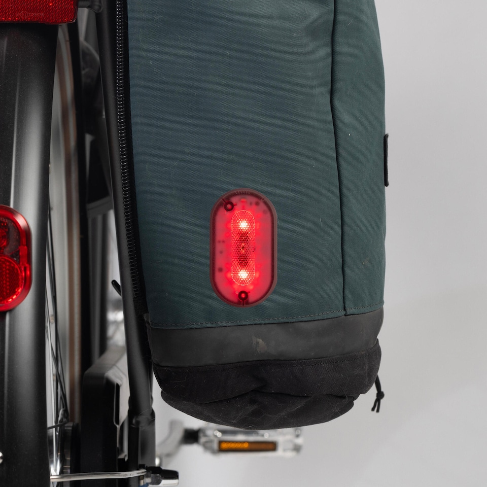 image 1 of Decathlon Twin-Pack USB Clip Front/Rear Bike Lights SL510 - Black