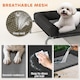 image 5 of PawHut Elevated Dog Bed, Raised Dog Bed with Removable Bolsters | Black | Black | S