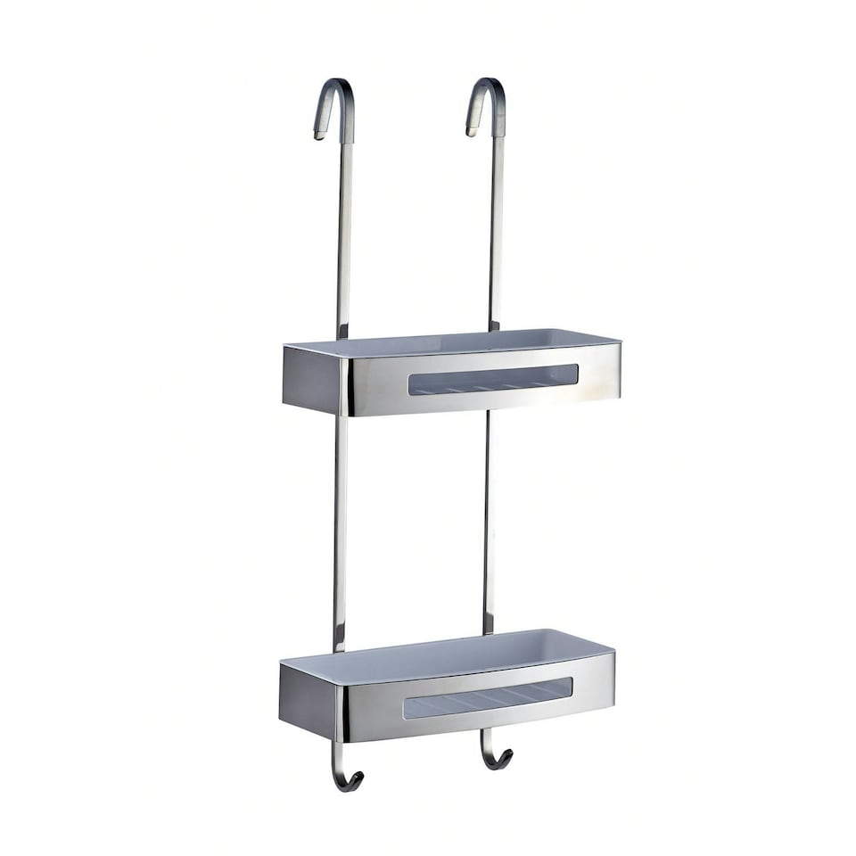 image 1 of Showerdrape Bagno Chrome Shower Caddy