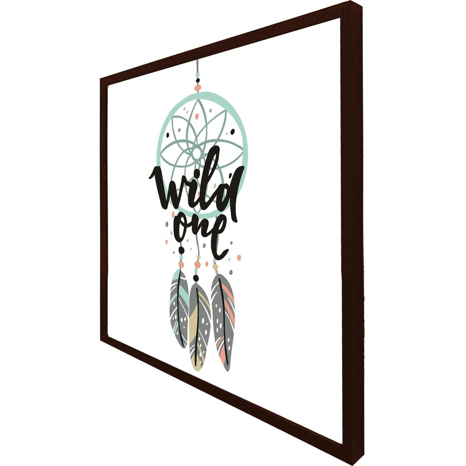 image 1 of Cute print in boho style (Picutre Frame) Grey | S