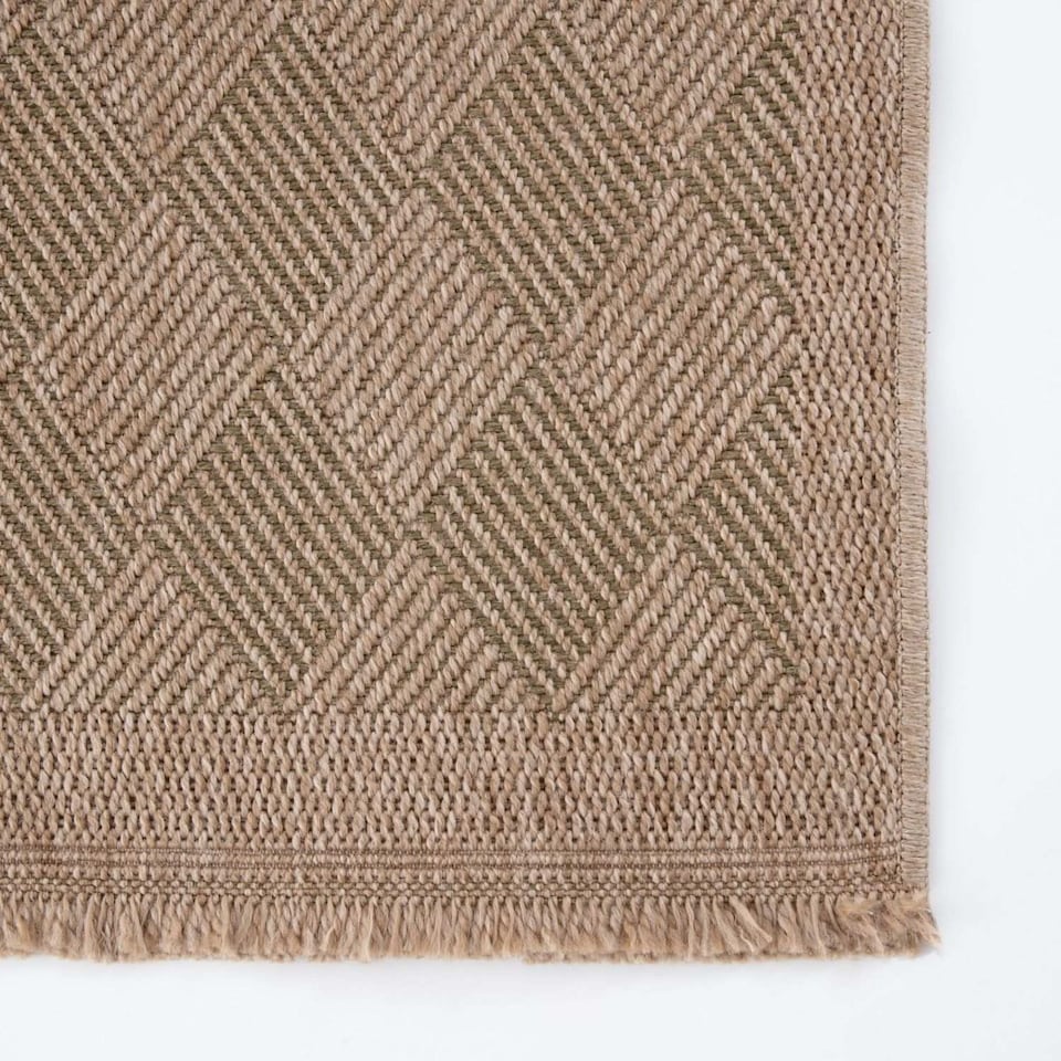 image 1 of The Rugs Nature Collection Diamond Design Outdoor Rugs  Garden Patio | 5300