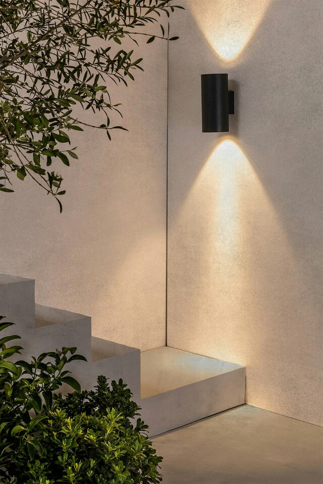 image 1 of Thon LED Up Down Wall Light Grey 2x 20W 3000K