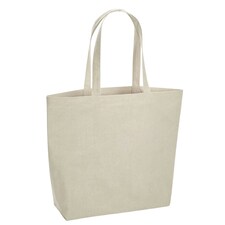 Westford Mill Maxi Organic Natural Dyed Tote Bag - Myrobalan Stone - One Size Cream
