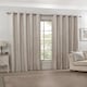 image 4 of Harrow Lined Eyelet Jacquard Curtains 116cm x 183cm Cream Cream | Cream