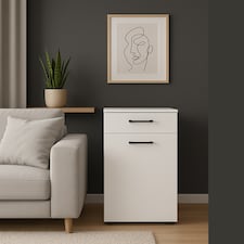 Narrow Hallway Storage Cabinet Small Drawer Slim Unit White Space Saving Entrance Hall Furniture Multi