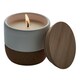 image 2 of MidOcean Menkaure Plant-Based Scented Candle - White/Beige - One Size White | One Size