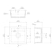 image 4 of Balterley Single Bowl Kitchen Sink Fireclay with Overflow - Set C