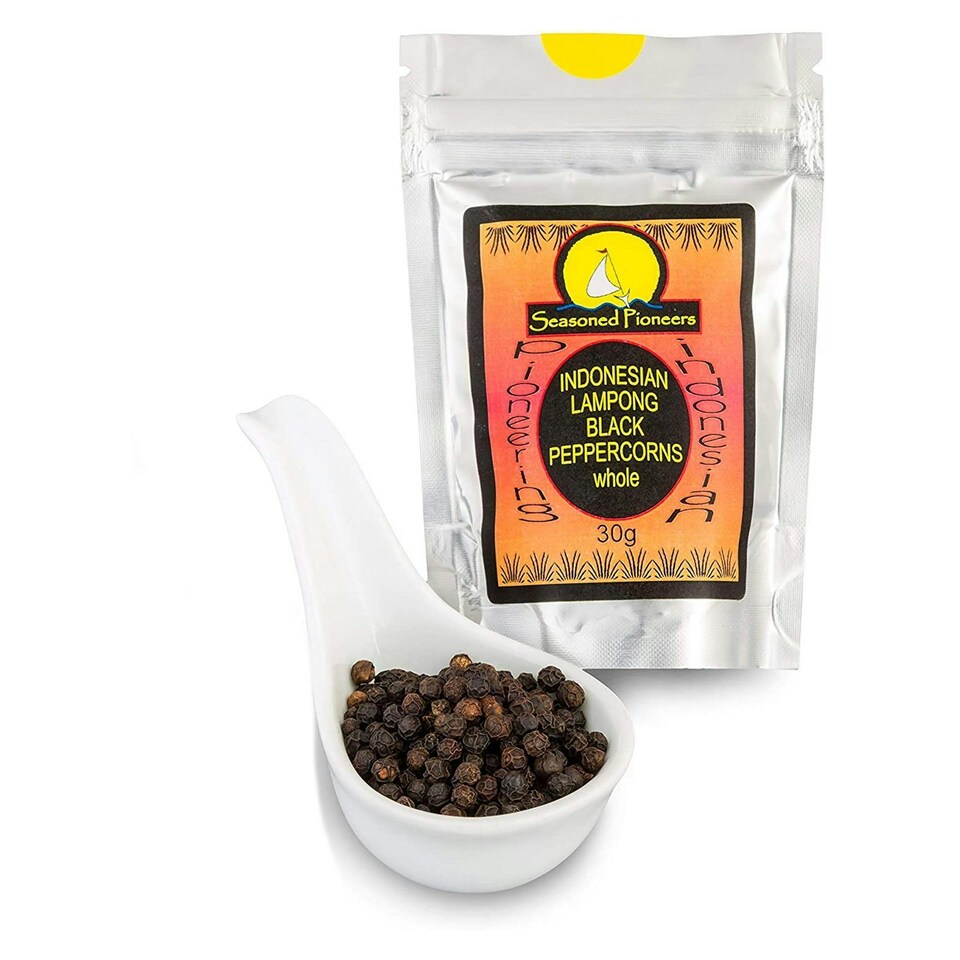 Seasoned Pioneers Black Pepper Indonesian Lampong 30g