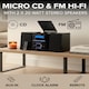 image 2 of Denver Compact HiFi System with CD Player, FM Radio & Alarm - MCA-240