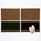 image 4 of Astley Scallop Deco Latex Backed Coir 45x75cm Black Doormat