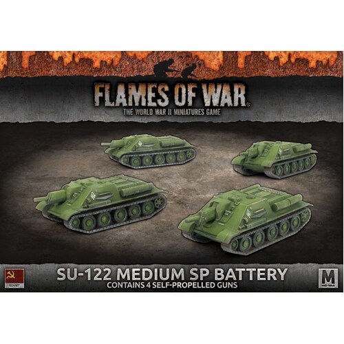 Flames of War: SU-122 Medium SP Battery - Brand New