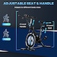 image 7 of HOMCOM 8kg Flywheel Stationary Exercise Bike Cycling Cardio Bike