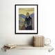 image 2 of Edvard Munch Friederich Nietzsche Painting 12x16" Framed Wall Art Print