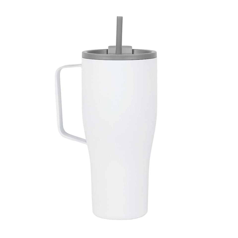 image 1 of Vinga Eos Voyager Recycled Stainless Steel 800ml Bottle - White - One Size White