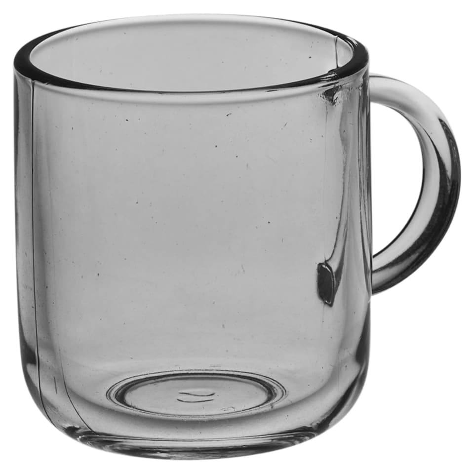 image 1 of 6 Pcs Iconic Glass Mugs Coffee Tea Cup Set Hot Drinks Handle | Clear | Clear