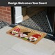 image 2 of JVL Festive Christmas Coir Doormat with Latex Back 40x58cm, Gonks