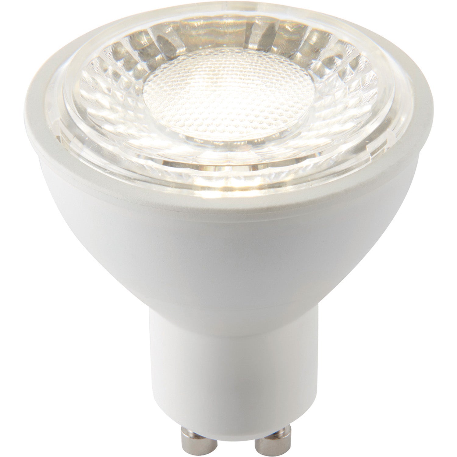 Loops 7W SMD GU10 LED Bulb - Cool White - Dimmable Light Bulb Lamp - Matt White