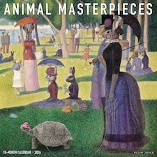 Animal Masterpieces Calendar 2026, Wall Calendars, Month To View, Animals, Gift