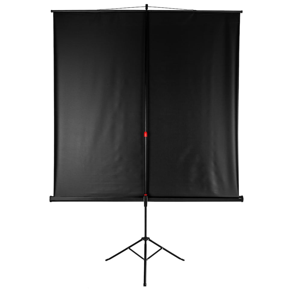 image 1 of Projector Screen - extendable, with sturdy, foldable tripod, for HD and 3D | White | white | L | 1