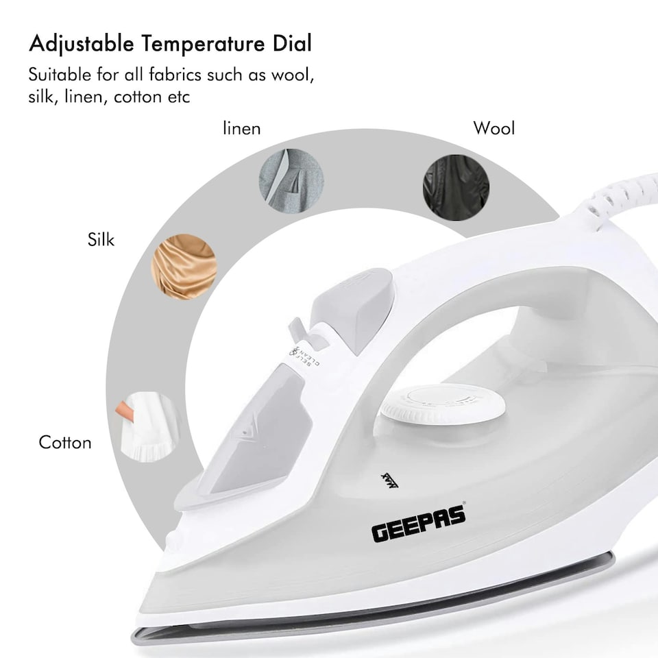 image 1 of GEEPAS Steam Iron |1300W
