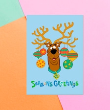 Official Scooby Doo Seasons Greetings Greetings Card