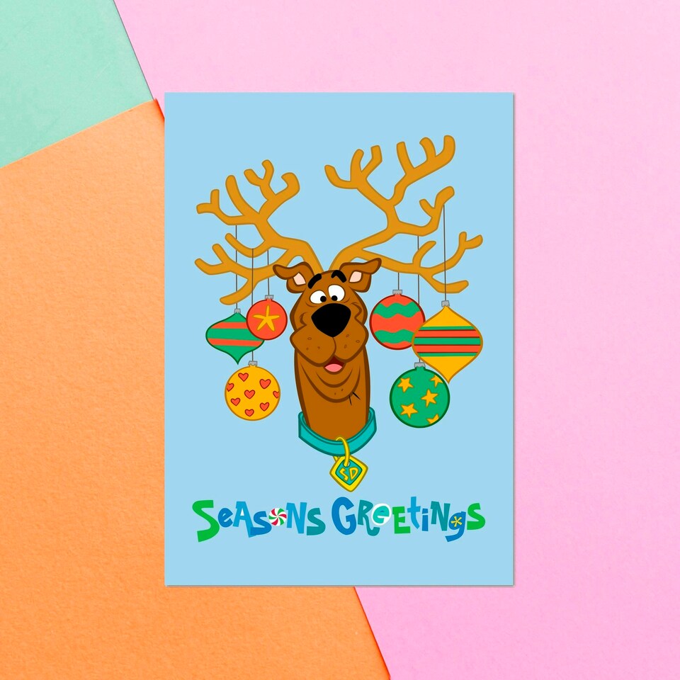 Official Scooby Doo Seasons Greetings Greetings Card